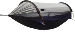 Hammock Bohemian Outdoor Camping Hammock 2.0 Version Mosquito Proof and Hammock with Sunshade Lightweight(Grey)