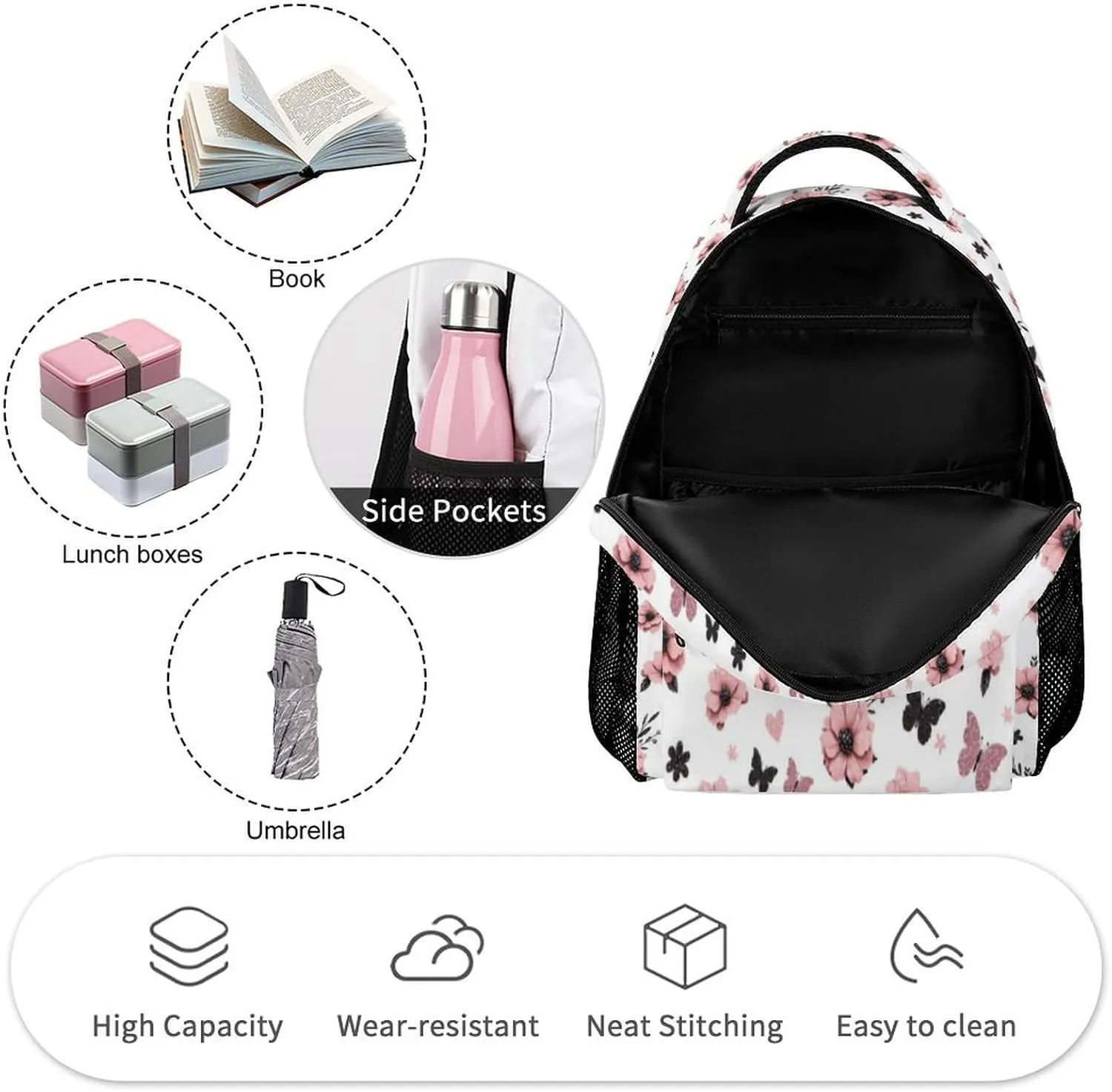 Highland Cow School Backpack for Kids Girls Boys, 16 Inch Cool Highland Cow Themed Bookbag, Personality School Backpack for Students Children, sustainable, Lightweight, Large Capacity