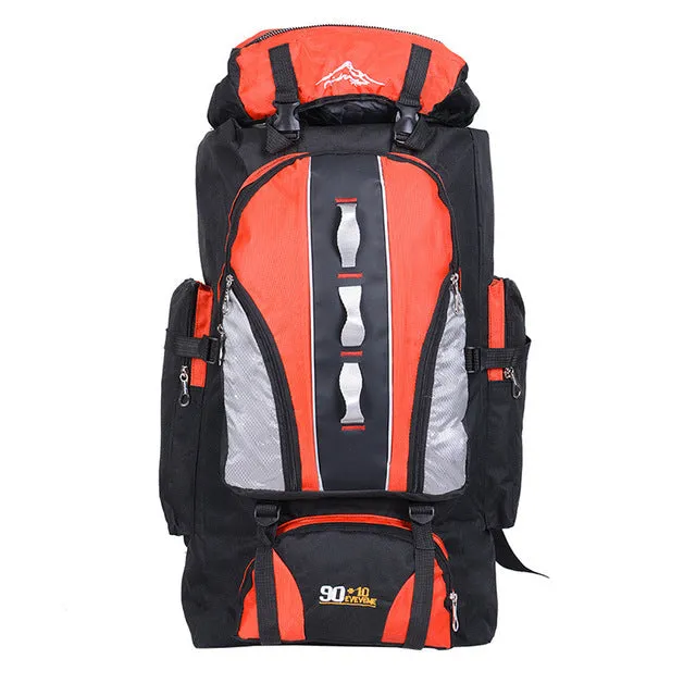 Hiking Extensive collection Backpack Clear communication Climbing Camping Mountaineering 100L
