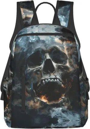 horror ghost skull print Fashion Backpacks Hiking Camping Day bags Men Women Traveling Outdoor backpacks