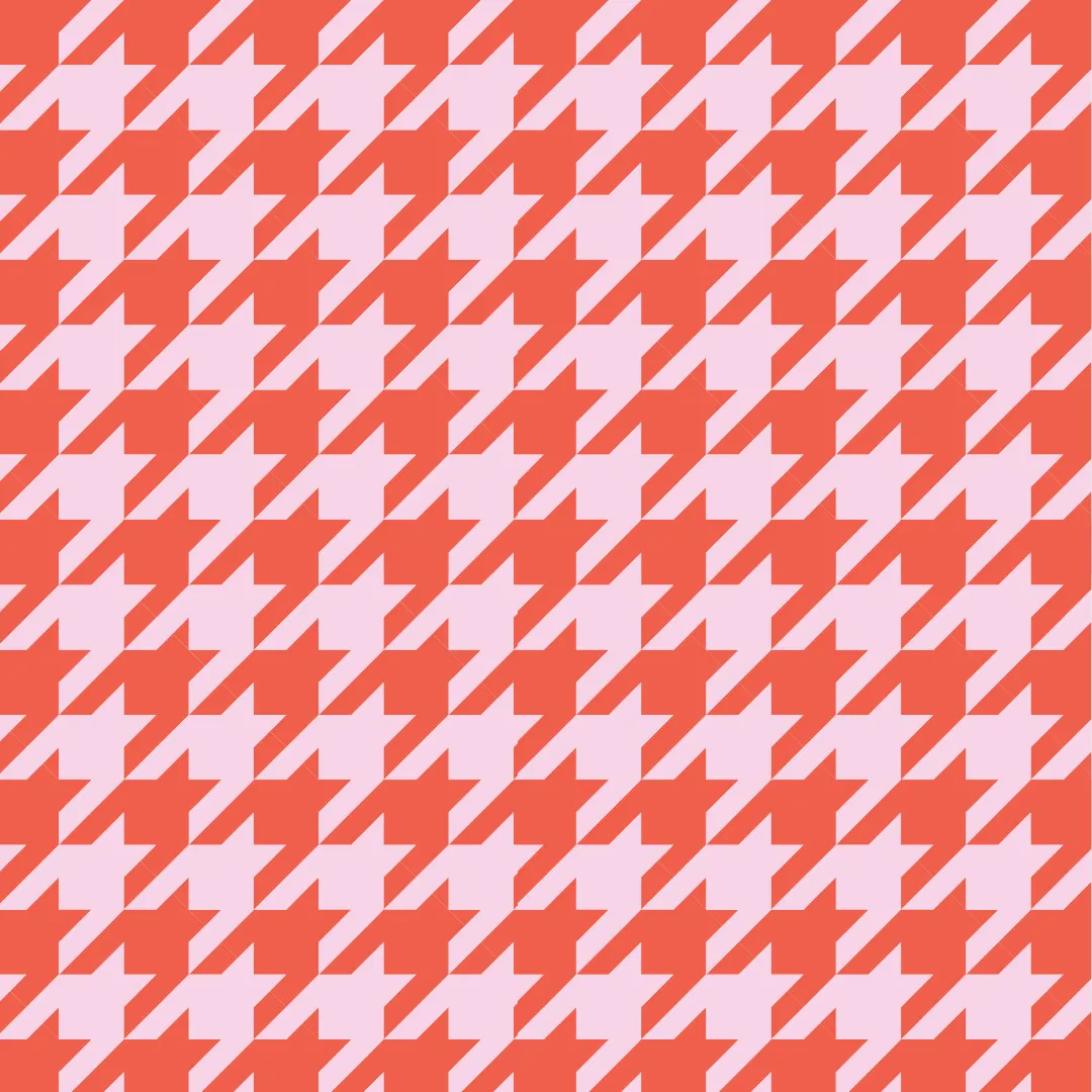 Houndstooth Insulated Tote