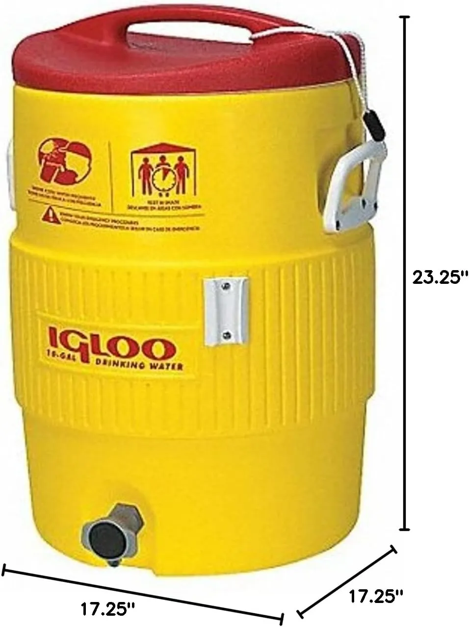 Igloo Sports Cooler Water Beverage Dispenser, Insulated 5 & 10 Gallon Water Cooler, Insulated Drink Dispenser with Spout, Portable Handwashing Stations