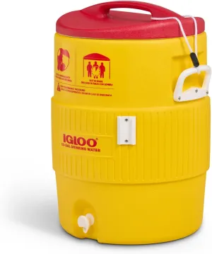 Igloo Sports Cooler Water Beverage Dispenser, Insulated 5 & 10 Gallon Water Cooler, Insulated Drink Dispenser with Spout, Portable Handwashing Stations