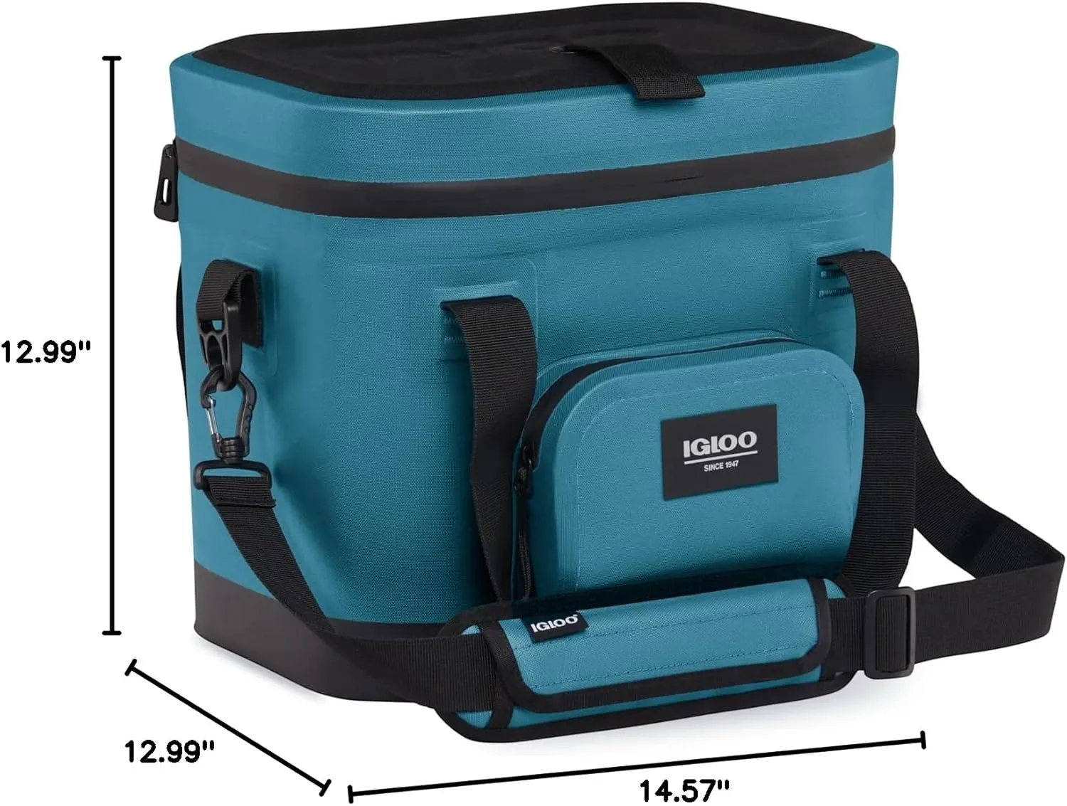 Igloo Trailmate Soft Cooler, Insulated Leakproof Softsided Cooler Bag, Portable Ice Chest, Lunch Cooler Tote Bag