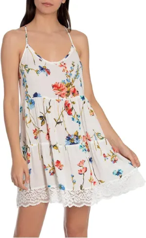 In Bloom By Jonquil Women's All My Loving Floral Chemise In Ivory Small