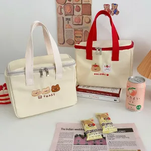 Insulated Canvas Cooler Handbag
