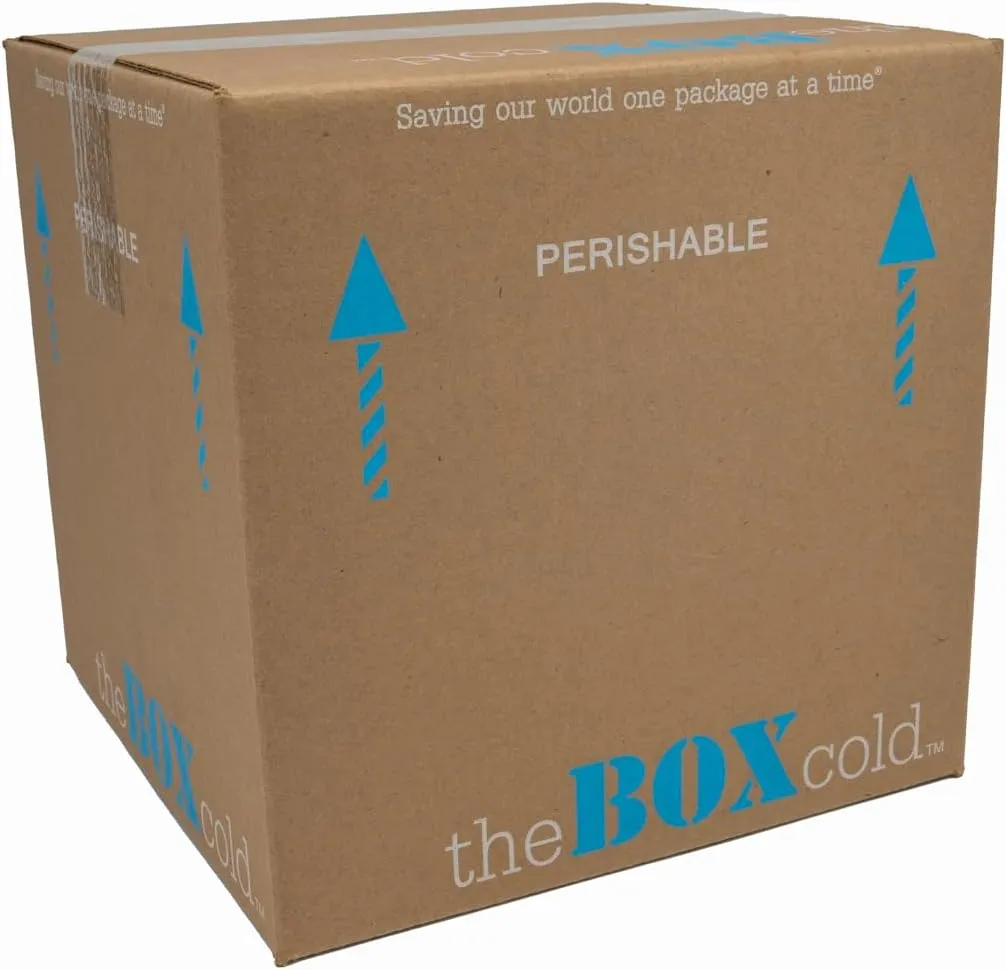 Insulated Cold Shipping Box with Foam Cooler, Reusable, Recyclable, and Multi-Purpose, EPE USA theBOXcold