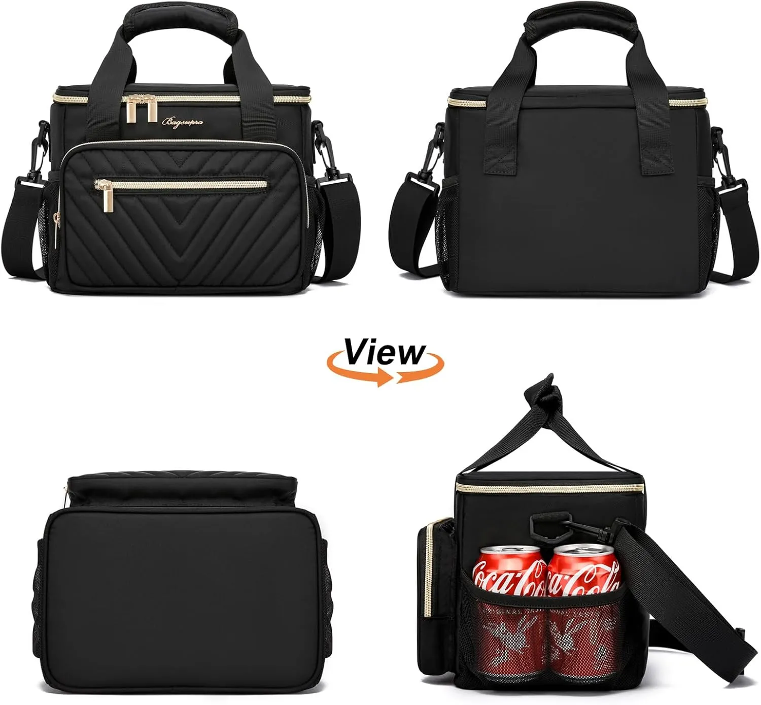 Insulated Lunch Bag Women,Girls Large Lunch Box Leakproof Lunch Tote Reusable Cooler Bag for Adult Work Picnic Hiking Beach