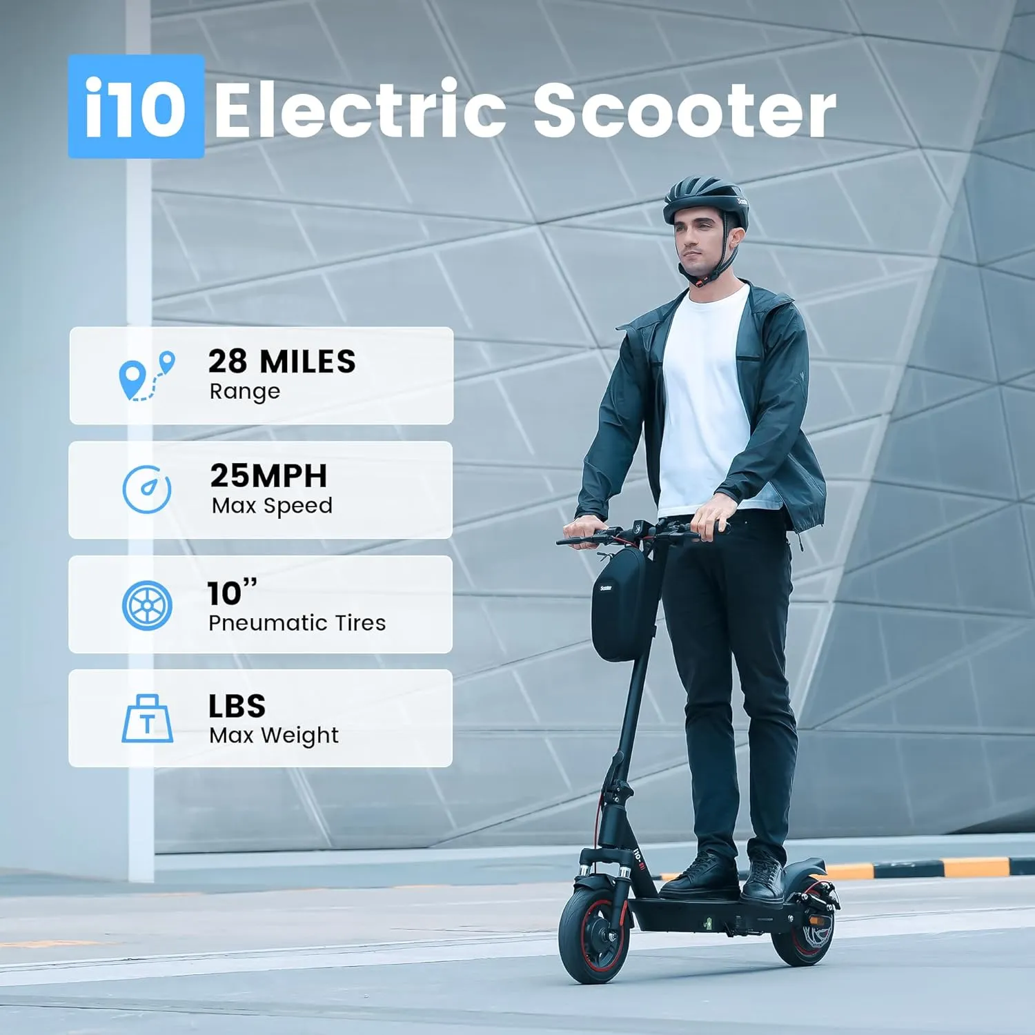 iScooter Electric Scooter for Adults, 50/28 Miles Long Range, 28/25 Mph Speed, 750W/650W Powerful Motor, Foldable Dual Suspension Commuting E Scooter with APP & Turn Signals & Storage Bag