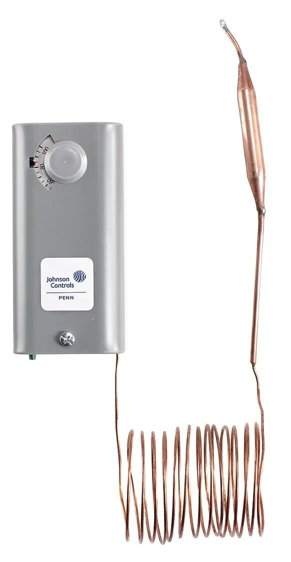 Johnson Controls - CECOMINOD078043 A19ABA-40C Line V Mechanical Thermostat, 120 to 277 VAC
