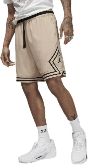 Jordan Dri-FIT Sport Men's Woven Diamond Shorts (Black/White/Dark Shadow/White, FB7580-010)