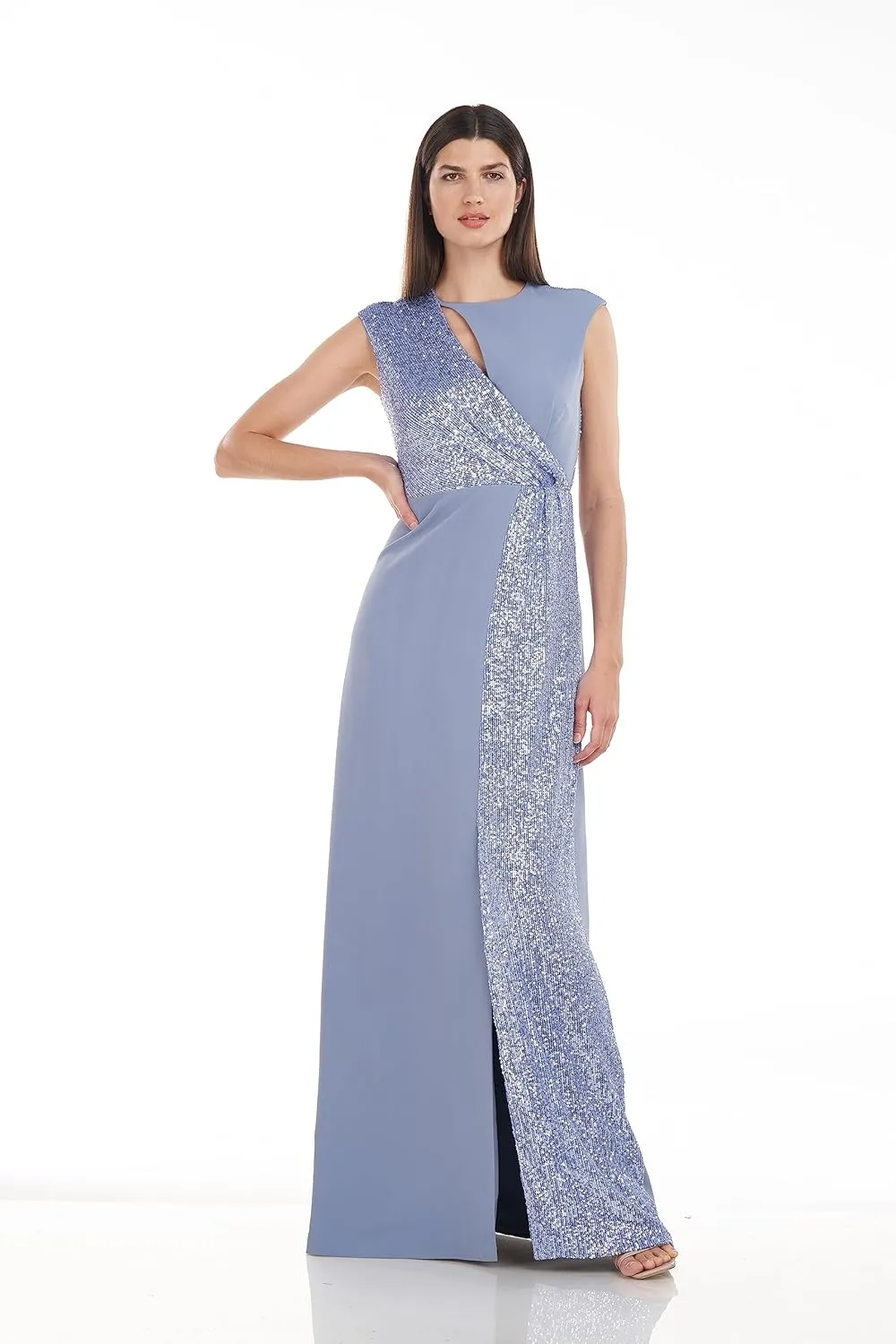 JS Collections Women's Kendall Cut Out A-line Gown