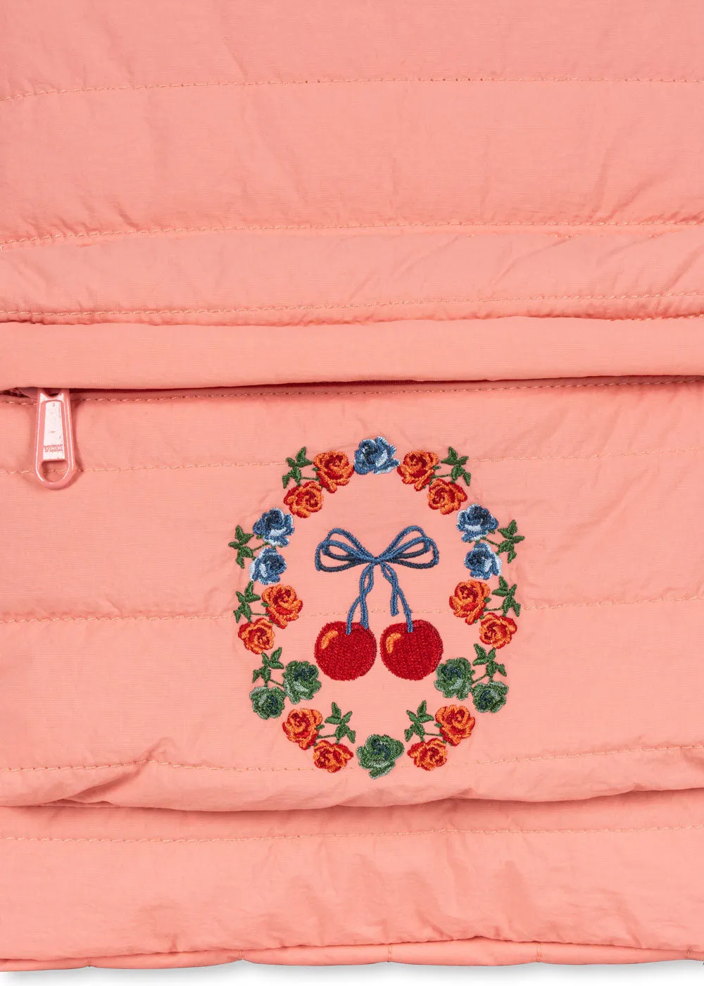 Juno Quilted Backpack - Strawberry Ice