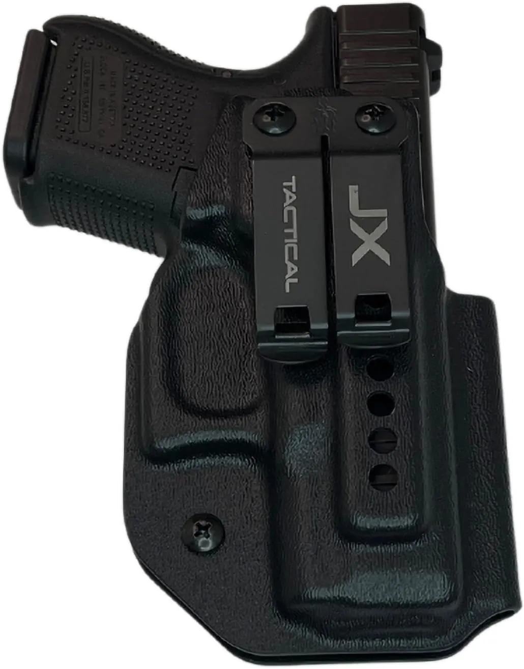 JX Tactical Fat Guy Holster - Concealed Carry Pistol Holster, Comfortable Inside The Waistband, Monoblock Clip, Pistol Accessories, Optics Ready - Made in USA