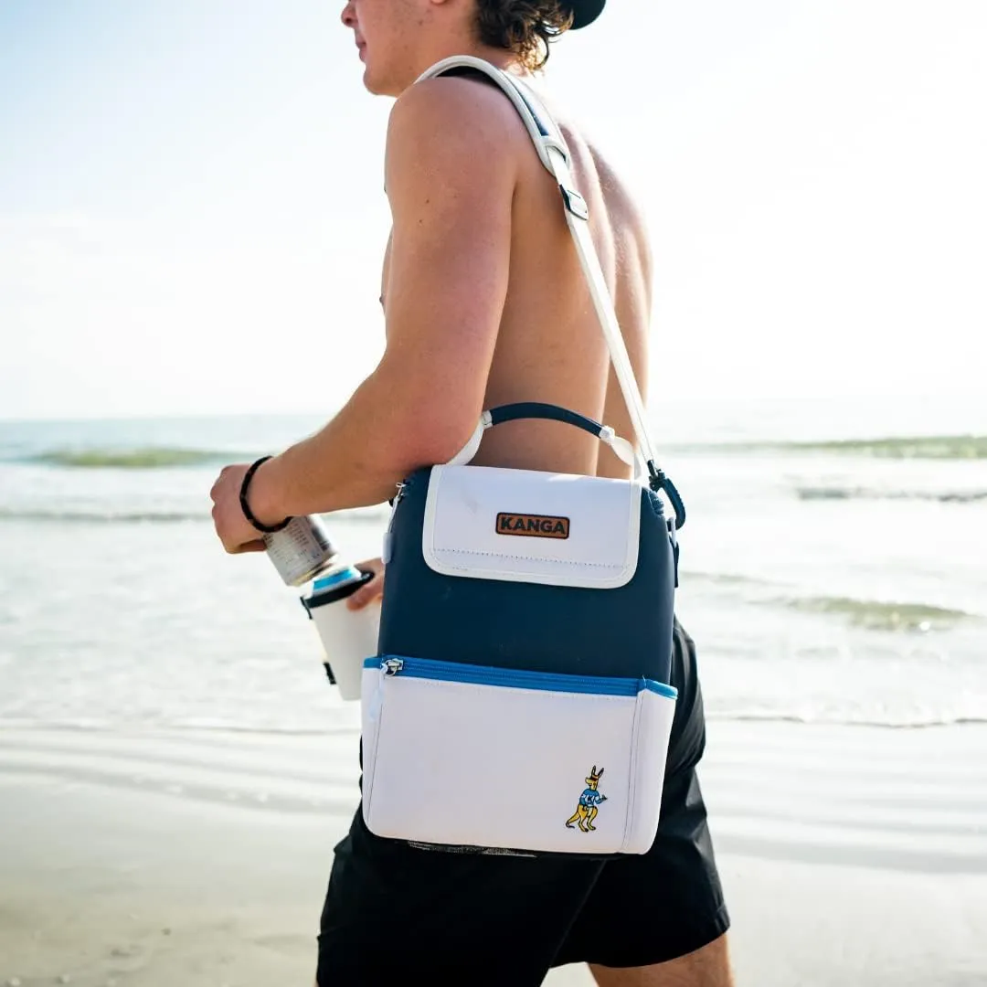 Kanga Insulated Cooler Bag - Soft Cooler Bag - 6 or 12 Can Beer and Seltzer Drink Cooler - Insulated Leak Proof and Durability Tested - Kanga Pouch Cooler
