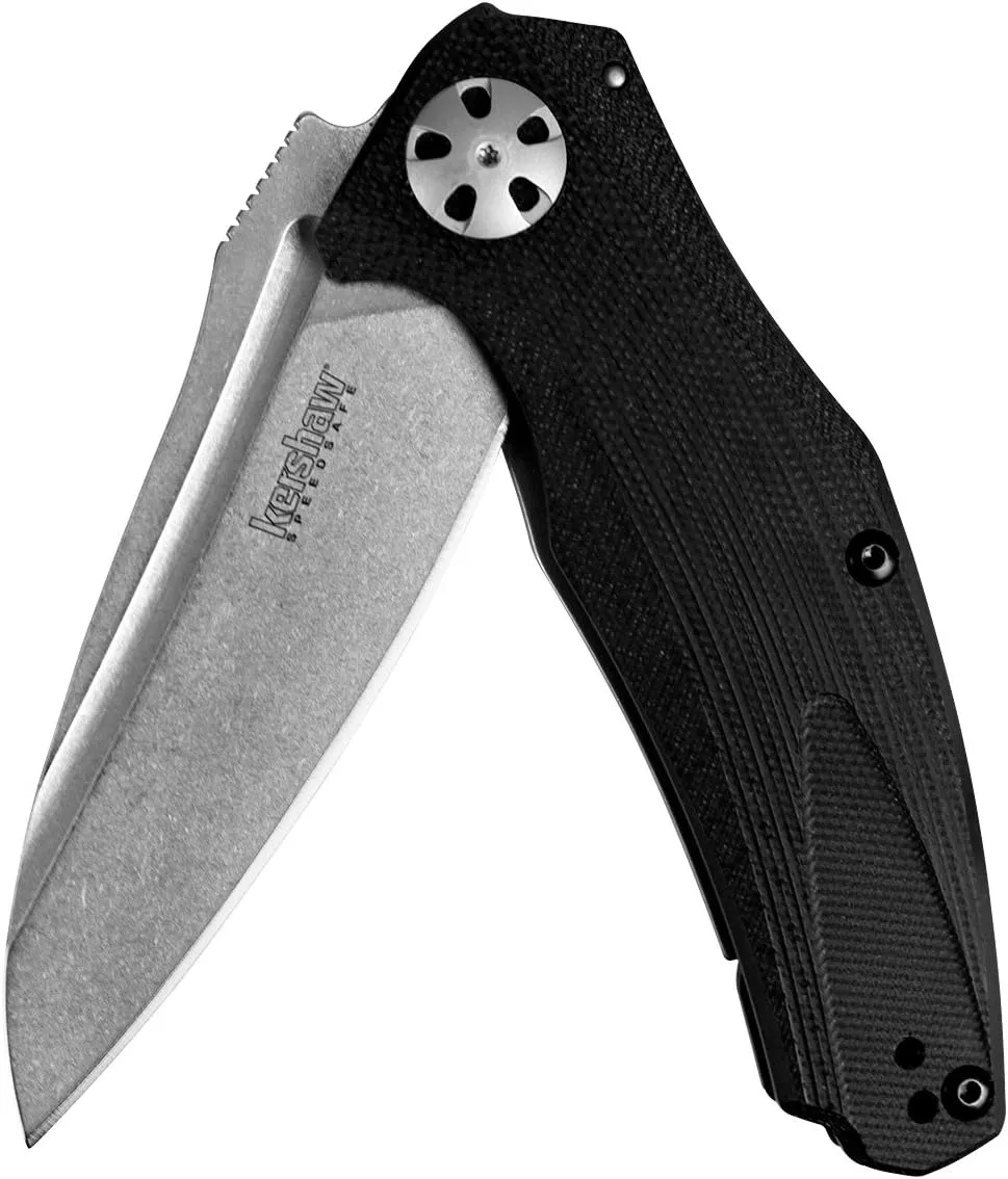 Kershaw Natrix Pocket Knife, Folding Knives with Drop Point Blade, Sub Frame Lock, KVT Ball Bearing Opening System, Multiple Styles