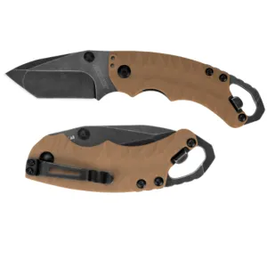 Kershaw Shuffle II Tanto Tan Handle Tanto Blade