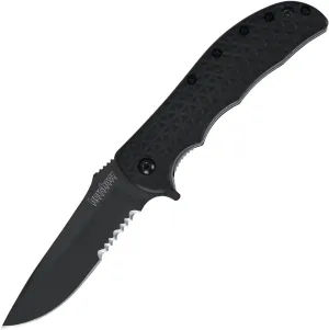 Kershaw Volt II Pocketknife, 3.25" 8Cr13MoV Steel Drop Point Plain Edge Blade, assisted opening Folding EDC, Liner Lock System