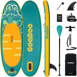 Kids Stand Up Paddle Board with Inflatable SUP Accessories, Durable, Lightweight, Wide Stable Design, Non-Slip Comfort Deck,Inflatable Paddle Board for Kid & Youth