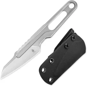 Kizer Cobbler Fixed Blade Knife with Sheath, 2.89 Inch D2 Steel Lightweight EDC Knife, D2 Handle Fixed Blade Hunting Knives, Small Survival Camping Knives, 1057A1