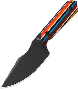 Kizer Harpoon Fixed Blade Knife with Sheath, 3.84” D2 Blade Hunting Knife with G10 Handle, Camping Fixed Blade EDC Knife for Hiking, Survival 1040M2