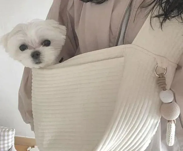Knitted Pet Messenger Bag