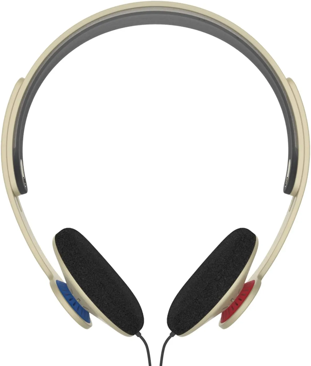 Koss KPH30iRB On-Ear Headphones, in-Line Microphone and Touch Remote Control, Retro Sytle, D-Profile Design, Wired with 3.5mm Plug, Rhythm Beige