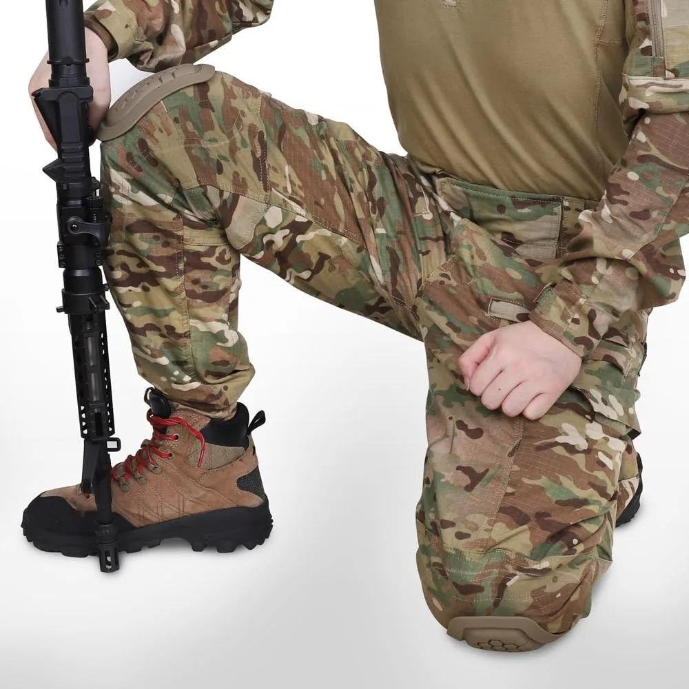 KRYDEX K4 Combat Pants with Knee Pads Ripstop Como Cargo Pants for Men