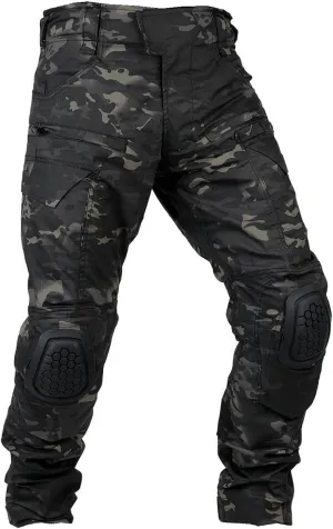 KRYDEX K4 Combat Pants with Knee Pads Ripstop Como Cargo Pants for Men