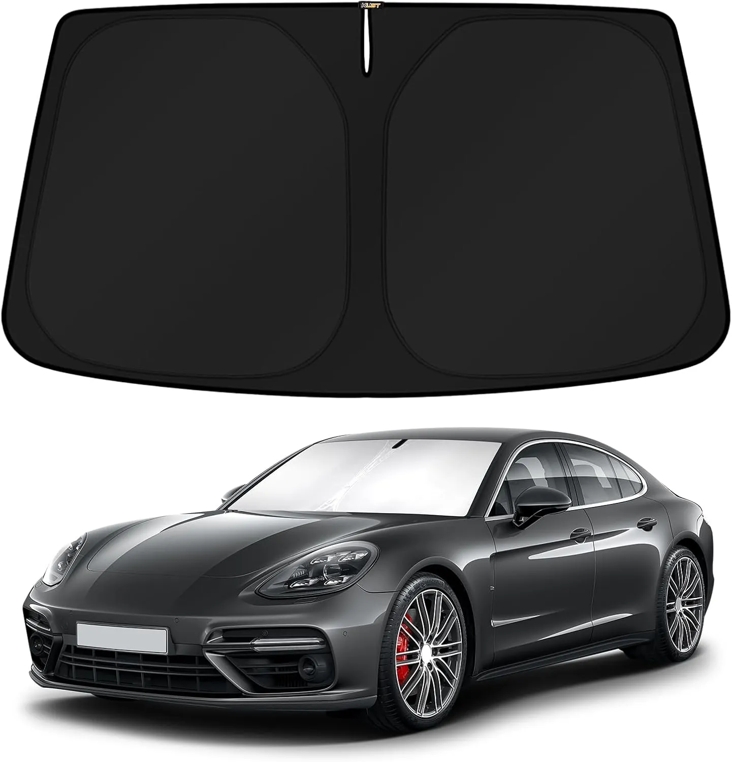 KUST Custom Fit Windshield Sun Shade for 2017-2024 Porsche Panamera Sedan Accessories Sunshade Sun Visor Protector Foldable Blocks UV Rays Keep Your Car Cooler