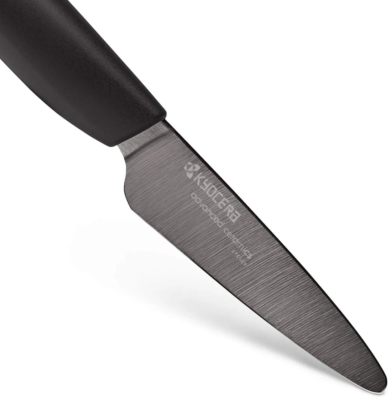 Kyocera Advanced Ceramic Revolution Series 3-inch Paring Knife, Black Blade