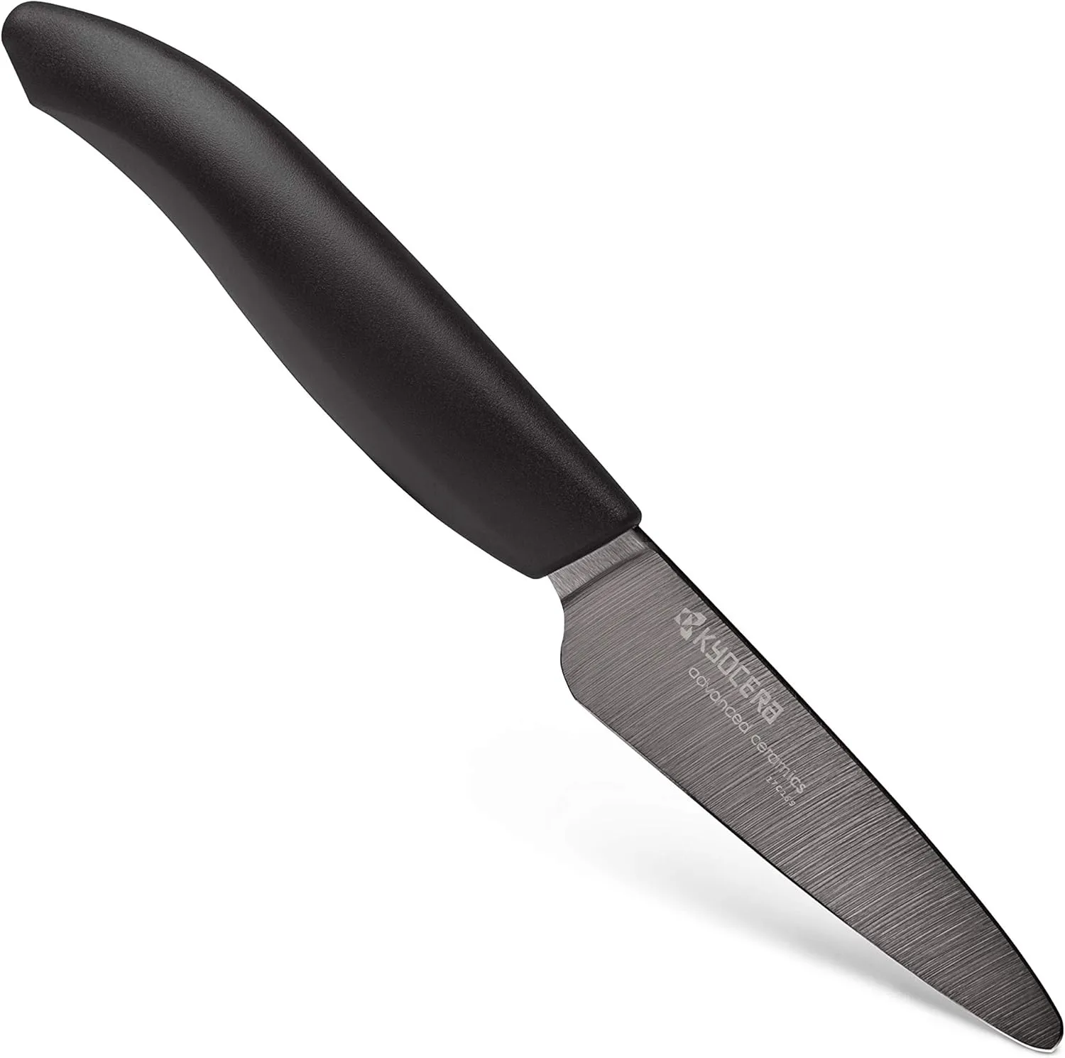 Kyocera Advanced Ceramic Revolution Series 3-inch Paring Knife, Black Blade