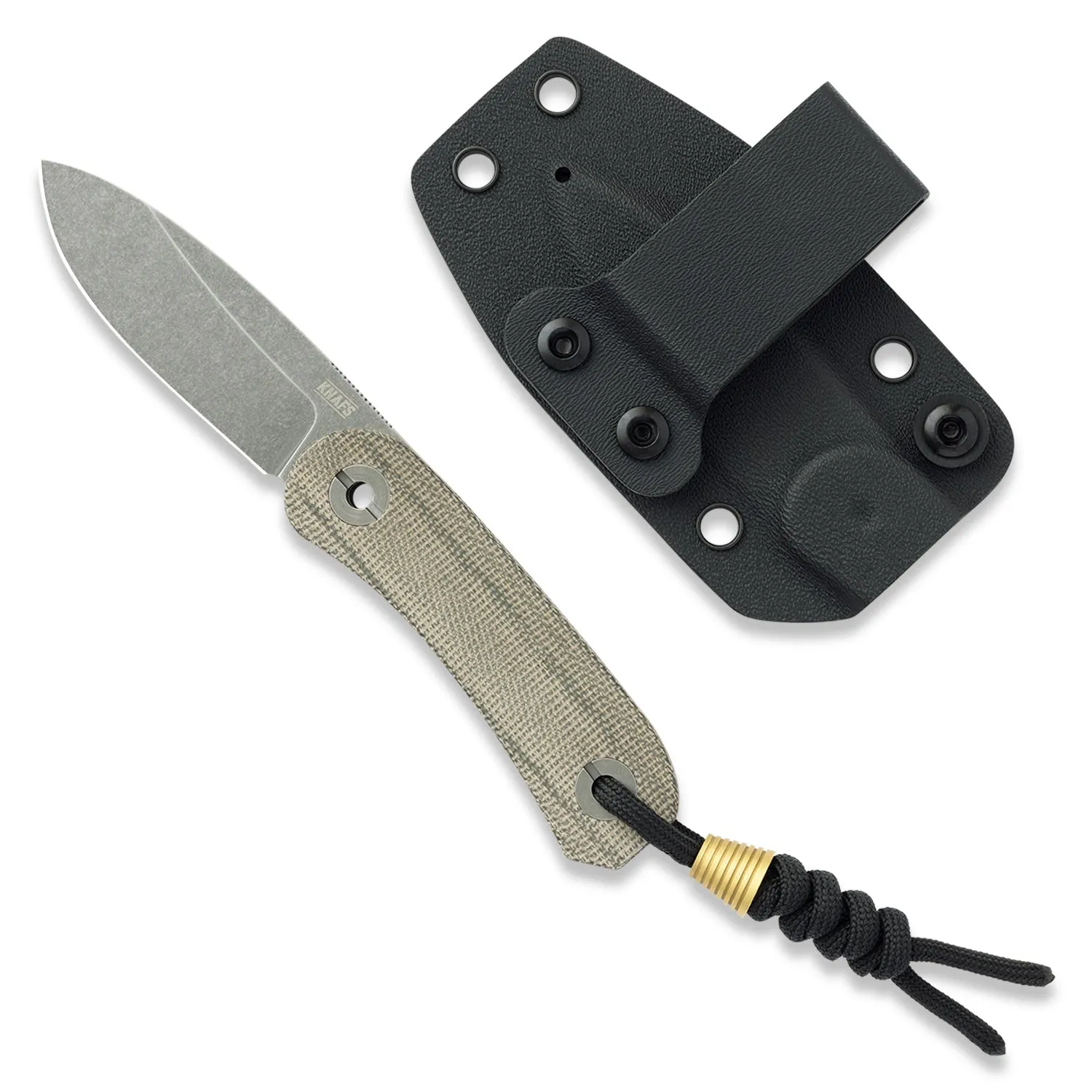 Lander 4 Fixed Blade - Moondust Micarta