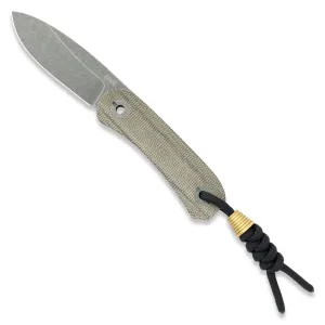 Lander 4 Fixed Blade - Moondust Micarta