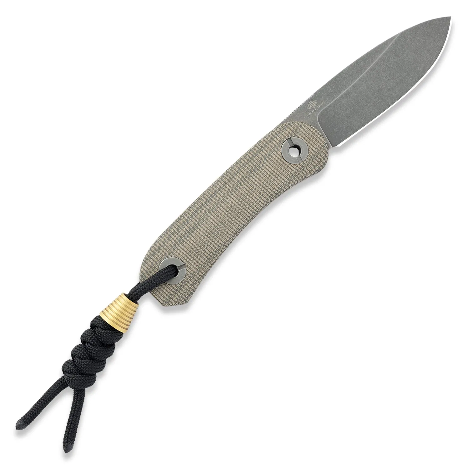 Lander 4 Fixed Blade - Moondust Micarta