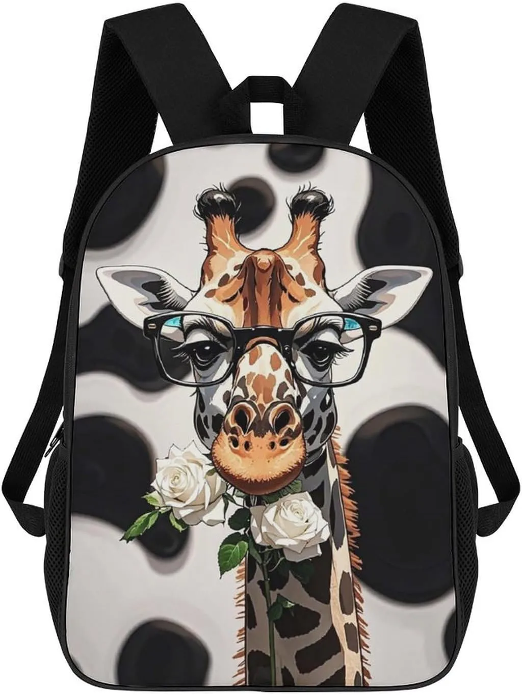 Laptop Backpack Giraffe Bites The Rose Carry On Backpack Travel Backpack Computer Bag