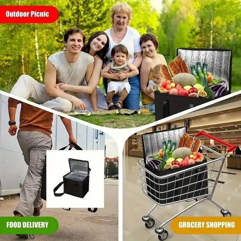 Large Capacity Insulated Food Cooler Bag