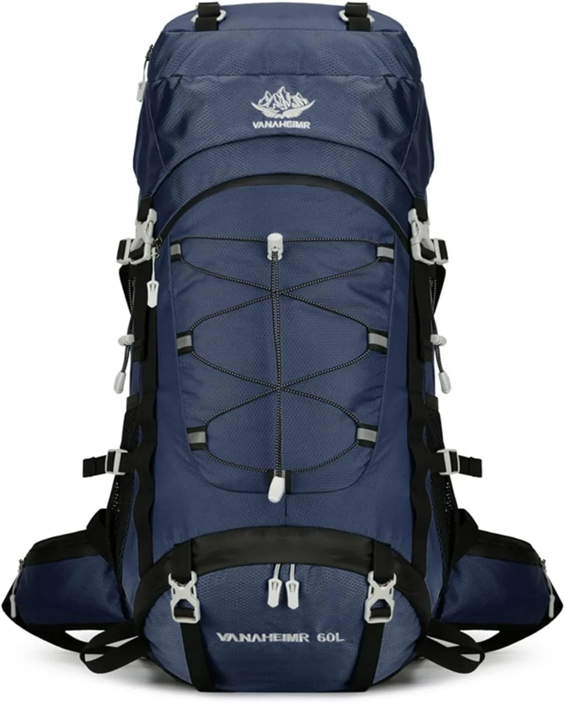 Large Capacity Outdoor Hiking Camping Sports Backpack 60L Durable Climbing Rucksack for Women Men