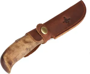 Leather Tool Bags Knife Sheath with Belt Loop for Vertical Carry Fixed Blade Knives Holster
