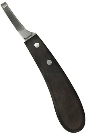LH Hand NarrBlade Hoof Knife, Narrow - Left, Plain