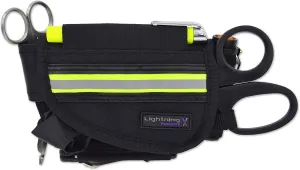 Lightning X First Responder Stocked First Aid Hip/Belt Pouch Kit for Quick Response EMS EMT Camping
