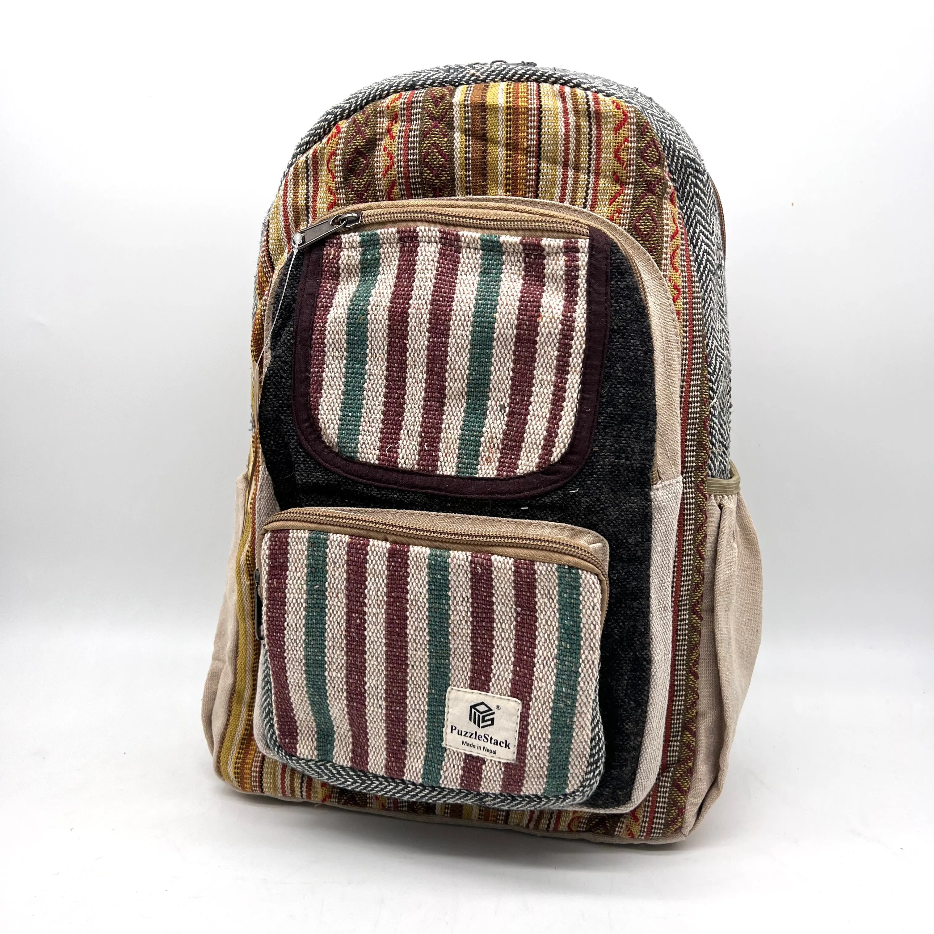 Lightweight Gheri Hemp Blend Day Backpack