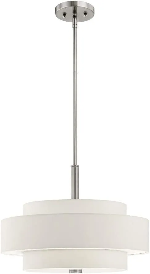 Livex Lighting 50874-07 Meridian 4-Light Pendant, Bronze