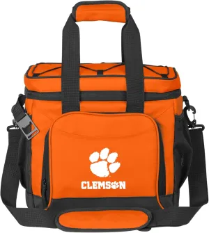 Logo Brands NCAA Flex 24-Can Cooler - Heat-Sealed Leak-Proof Lining, Built-in Bottle Opener, Adjustable Shoulder Strap- Great for Tailgates & Picnics