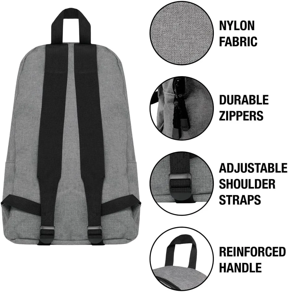 LOGOVISION Batman Bat Mom Shield Logo Lightweight Backpack for Work School Daily Use Packable for Travel