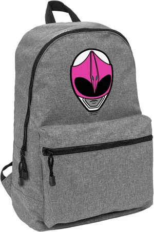 LOGOVISION Power Rangers Pink Ranger Helmet Lightweight Backpack for Work School Daily Use Packable for Travel