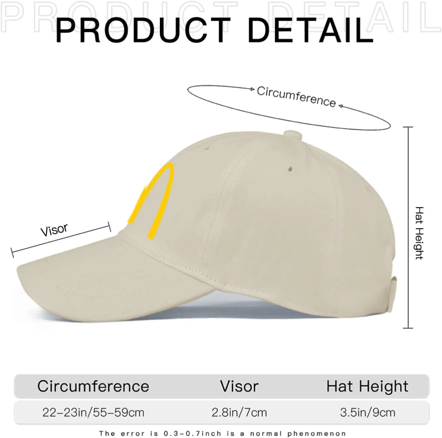 Long Brim Trucker Dad Work Hat for Unisex Adult Soft Outdoor Plain Baseball Cap Womens Mens Adjustable Golf Tennis Sun Hat