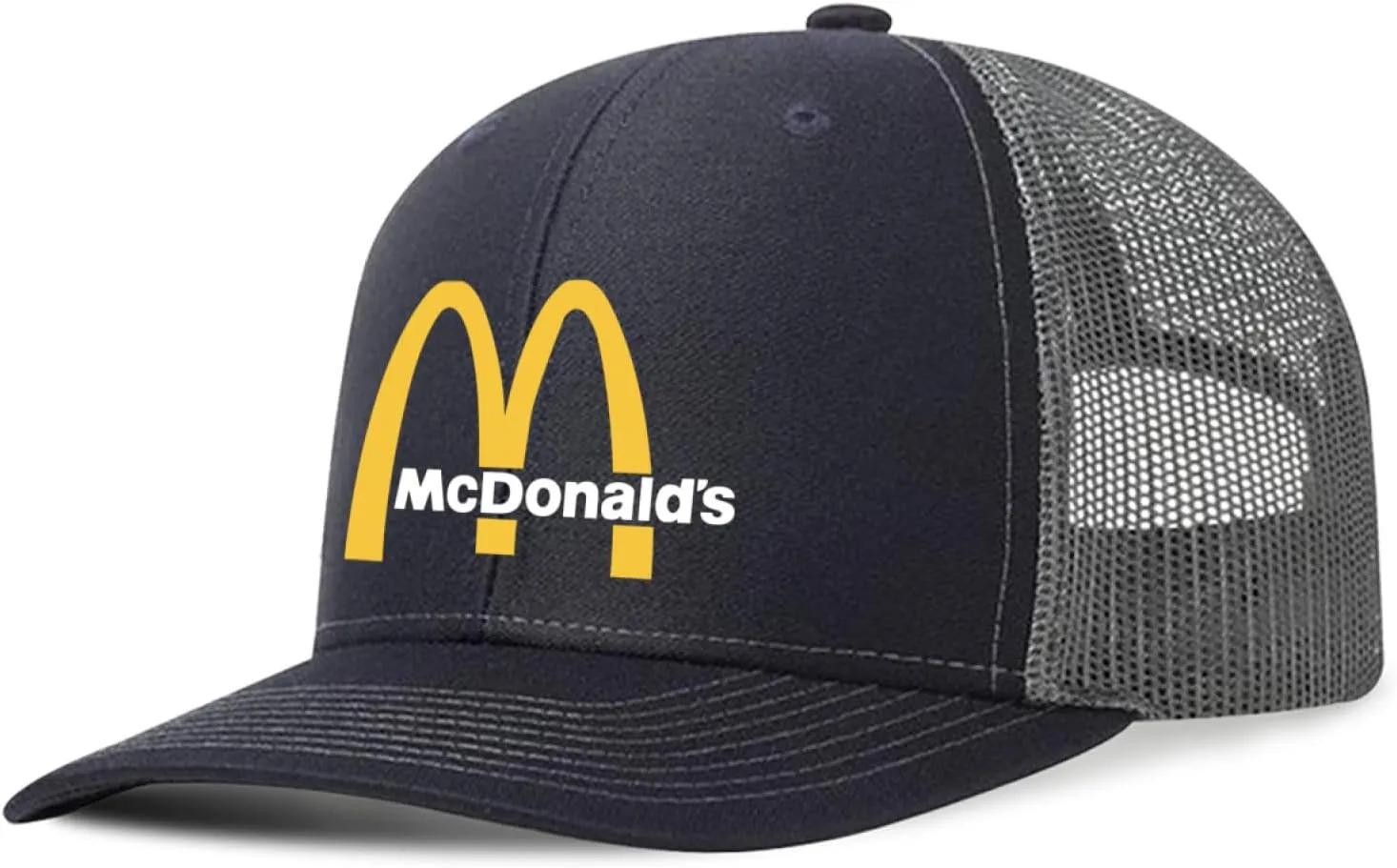 Long Brim Trucker Dad Work Hat for Unisex Adult Soft Outdoor Plain Baseball Mesh Cap Womens Mens Adjustable Golf Sun Hat