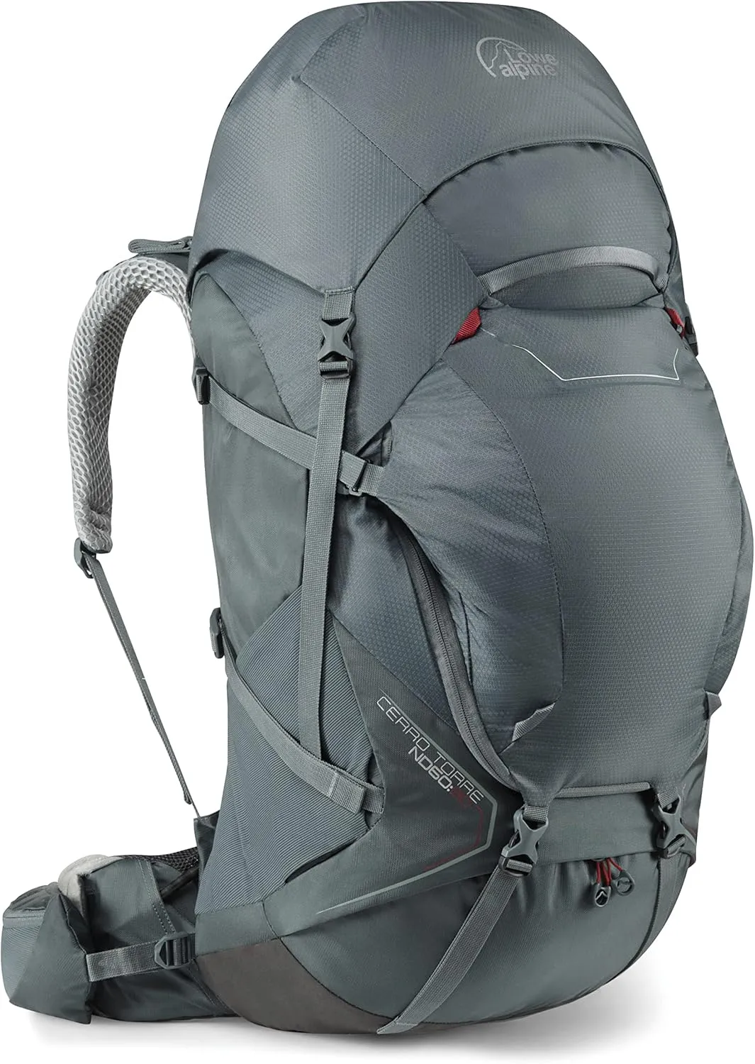 Lowe Alpine Womens Cerro Torre ND Long-Distance & Remote Hiking Backpack, Cerro Torre ND60:80 Liter, Dark Slate