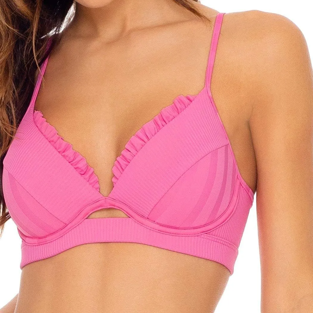Luli Fama Party Pink Bachelorette and HER Babes Underwire TOP